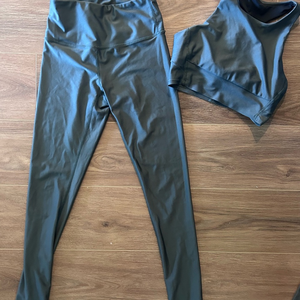 Zella green/gray Activewear set